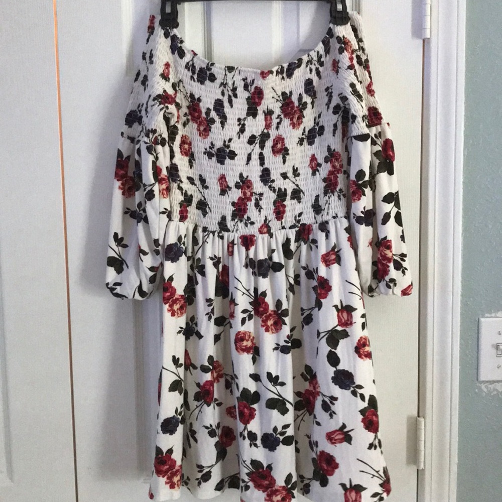 Off the shoulder dress